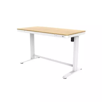 Delso WORKSTATION Električna miza z nastavljivo višino hrast/bela