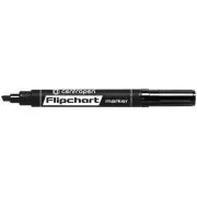 Marker Centropen 8560 za Flipchart, črna klinčasta konica 1-4,6 mm