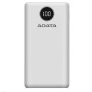 ADATA PowerBank P20000QCD - zunanja baterija za mobilni telefon/tablico 20000mAh, 2, 1A, bela (74Wh)
