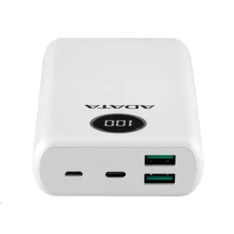 ADATA PowerBank P20000QCD - zunanja baterija za mobilni telefon/tablico 20000mAh, 2, 1A, bela (74Wh)