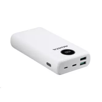 ADATA PowerBank P20000QCD - zunanja baterija za mobilni telefon/tablico 20000mAh, 2, 1A, bela (74Wh)