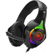 CONNECT IT BIOHAZARD gaming slušalke z mikrofonom, 1xJack USB, črne