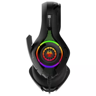 CONNECT IT BIOHAZARD gaming slušalke z mikrofonom, 1xJack USB, črne