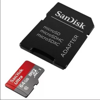 Kartica SanDisk MicroSDXC 32 GB Ultra (80 MB/s, razred 10, Android) adapter Kartica SanDisk MicroSDXC 32 GB Ultra (80 MB/s, razred 10, Android) adapter