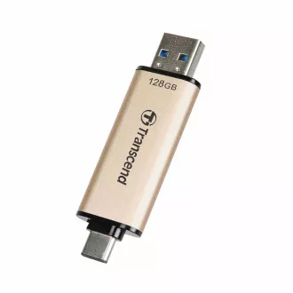 TRANSCEND Flash disk 128 GB JetFlash®930C, TLC, USB 3.2/USB tipa C (R:420/W:400 MB/s), črn