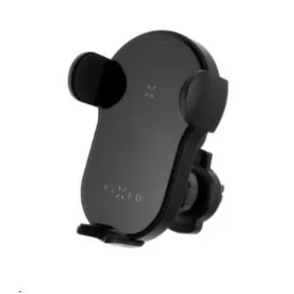 FIXED Nosilec za avto Matic s hitrim brezžičnim polnjenjem, 15 W, USB-C, črn