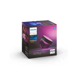 PHILIPS COL Iris Namizna svetilka Hue White and Color Ambiance, črna