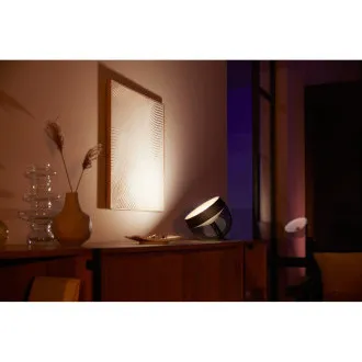 PHILIPS COL Iris Namizna svetilka Hue White and Color Ambiance, črna