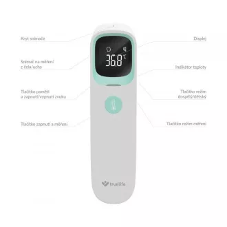 TrueLife Care Q9 - brezkontaktni zdravstveni termometer