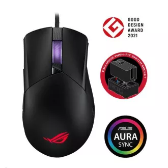 ASUSova miška ROG GLADIUS III (P514), USB, črna