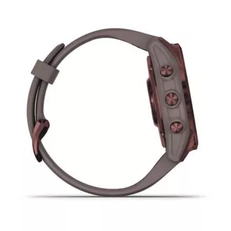 Garmin fenix 7s PRO Sapphire Solar, temno bronast/siv silikonski trak Titan Garmin fenix 7s PRO Sapphire Solar, temno bronast/siv silikonski trak Titan