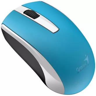 GENIUS miška ECO-8100/ 1600 dpi/ polnilna/ brezžična/ modra