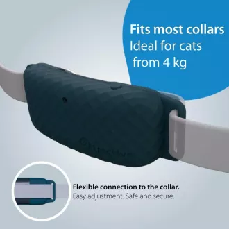 Tractive GPS CAT 4 LTE - sledenje lokaciji in aktivnosti za mačke - polnočno modra
