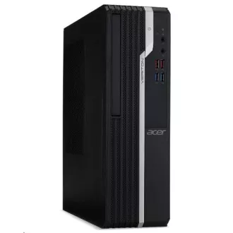 ACER PC EDU Veriton VX2680G - i3-10105, 4GB, 256GB, USB KB miška, Wifi BT, W10P, 2 leti CI EDU, črna