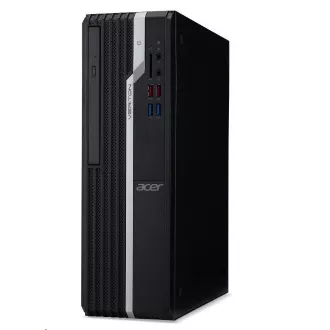 ACER PC EDU Veriton VX2680G - i3-10105, 4GB, 256GB, USB KB miška, Wifi BT, W10P, 2 leti CI EDU, črna