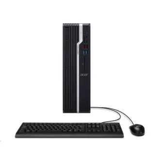 ACER PC EDU Veriton VX2680G - i3-10105, 4GB, 256GB, USB KB miška, Wifi BT, W10P, 2 leti CI EDU, črna