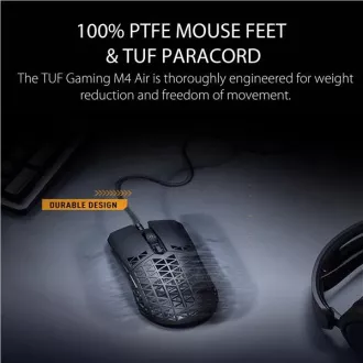 ASUS miška TUF GAMING M4 AIR (P307), USB, črna