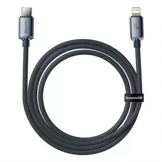 Baseus Crystal Shine Series USB-C Lightning 20W 1, 2m podatkovni kabel, črn Baseus Crystal Shine Series USB-C Lightning 20W 1, 2m podatkovni kabel, črn