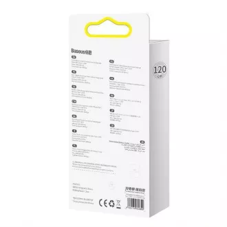 Baseus Crystal Shine Series USB-A/USB-C 100W 1, 2m polnilni/podatkovni kabel, črn