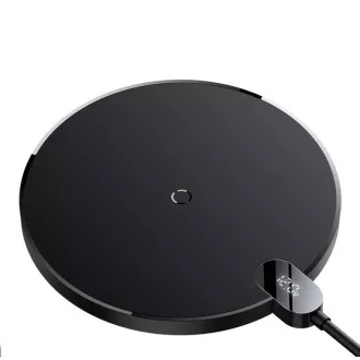 Brezžični polnilec Baseus Digital LED Gen 2 15W Black