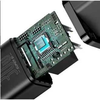 Baseus Super Si adapter za hitro polnjenje IC 30W črn