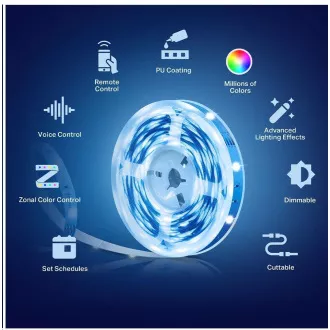 TP-Link Tapo L920-5 pametni LED trak WiFi (barvni, 2, 4GHz, 5 m)