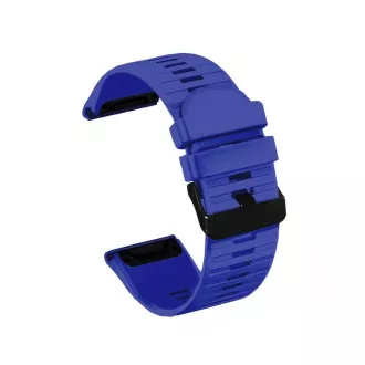 RhinoTech trak za Garmin QuickFit silikonski zunanji 22 mm temno modri