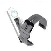 RhinoTech trak za Garmin QuickFit športni silikonski 22 mm siv