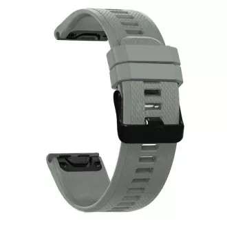 RhinoTech trak za Garmin QuickFit športni silikonski 22 mm siv