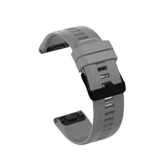 RhinoTech trak za Garmin QuickFit športni silikonski 22 mm siv