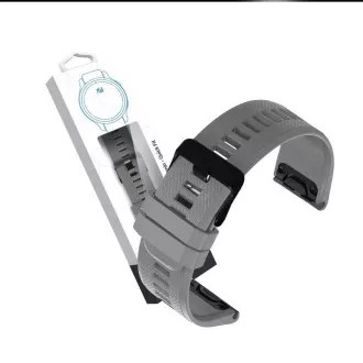 RhinoTech trak za Garmin QuickFit športni silikonski 26 mm siv