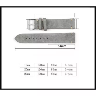 Univerzalni trak RhinoTech iz pravega semiš usnja s hitrim sproščanjem 22 mm, bež