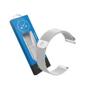 RhinoTech univerzalni trak Milanese napetost Quick Release 22mm srebrn