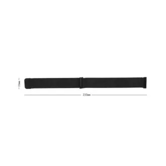 RhinoTech univerzalni trak Milanese napetost Quick Release 22mm srebrn