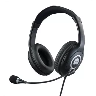 ACER slušalke za ušesa (OV-T690) -20Hz-20kHz, 94dB/mW, 2,4m kabel, črno-sive barve