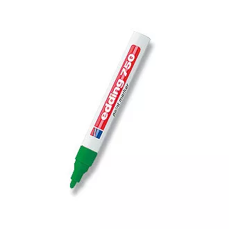 Marker Edding 750 lak zeleni valjček s konico 2-4 mm Marker Edding 750 lak zeleni valjček s konico 2-4 mm
