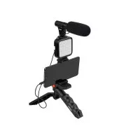 Doerr Vlogging Kit VL-5 Mikrofonska video luč za pametni telefon