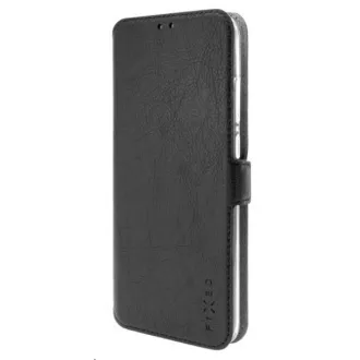 OPRAVLJENO flip ohišje Topično za Samsung Galaxy A22, črno OPRAVLJENO flip ohišje Topično za Samsung Galaxy A22, črno