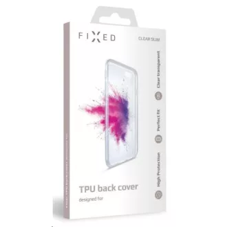 FIXED gelski zadnji pokrov za Apple iPhone 13 Pro, prozoren