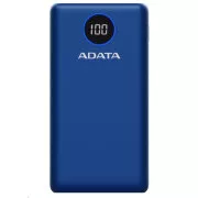 ADATA PowerBank P20000QCD - zunanja baterija za mobilni telefon/tablico 20000mAh, 2, 1A, modra (74Wh)