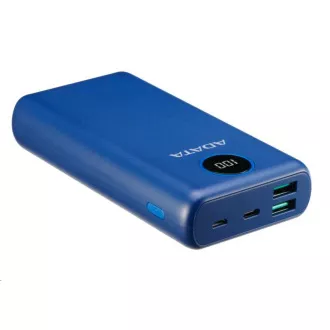 ADATA PowerBank P20000QCD - zunanja baterija za mobilni telefon/tablico 20000mAh, 2, 1A, modra (74Wh)