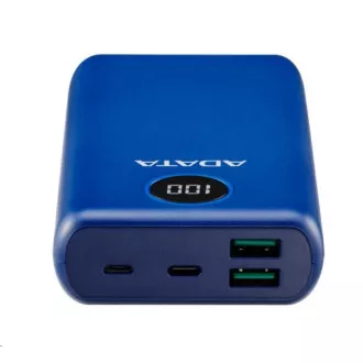 ADATA PowerBank P20000QCD - zunanja baterija za mobilni telefon/tablico 20000mAh, 2, 1A, modra (74Wh)
