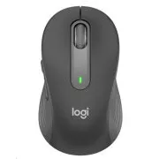 Logitech brezžična miška M650 L Signature, grafitna, EMEA