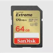SanDisk SDXC kartica 64 GB Extreme (170 MB/s razreda 10, UHS-I U3 V30)