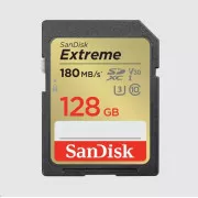 SanDiskova kartica SDXC 128 GB Extreme (180 MB/s razreda 10, UHS-I U3 V30)