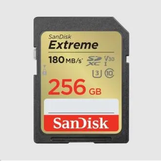 SanDisk SDXC kartica 256 GB Extreme (190 MB/s razreda 10, UHS-I U3 V30) - Razpakirano SanDisk SDXC kartica 256 GB Extreme (190 MB/s razreda 10, UHS-I U3 V30) - Razpakirano