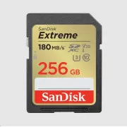 SanDisk SDXC kartica 256 GB Extreme (190 MB/s razreda 10, UHS-I U3 V30)