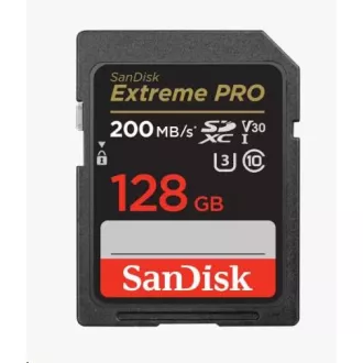 SanDisk SDXC kartica 128 GB Extreme PRO (200 MB/s razred 10, UHS-I U3 V30)