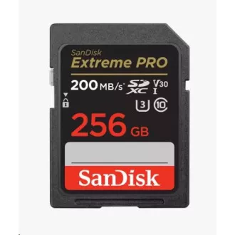 SanDisk SDXC kartica 256 GB Extreme PRO (200 MB/s razred 10, UHS-I U3 V30)