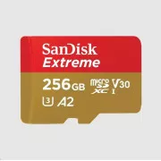 SanDisk micro SDXC kartica 256GB Extreme (190 MB/s razred 10, UHS-I U3 V30)   adapter